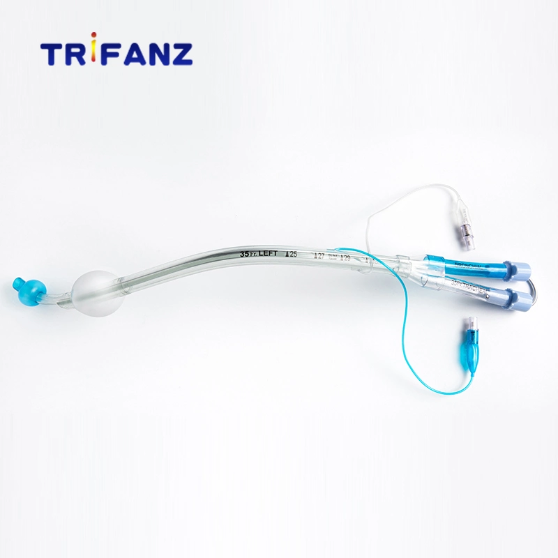 High Quality Double Lumen Endobronchial Tube with Stylet Endotracheal Tube 26fr-41fr Left or Right Medical Supply Available with Left-Sided and Right-Sided Type