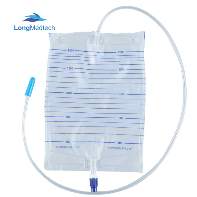 Urine Bag for Hospital Use Luxury 2000ml Urinary Drainage Urine Meter